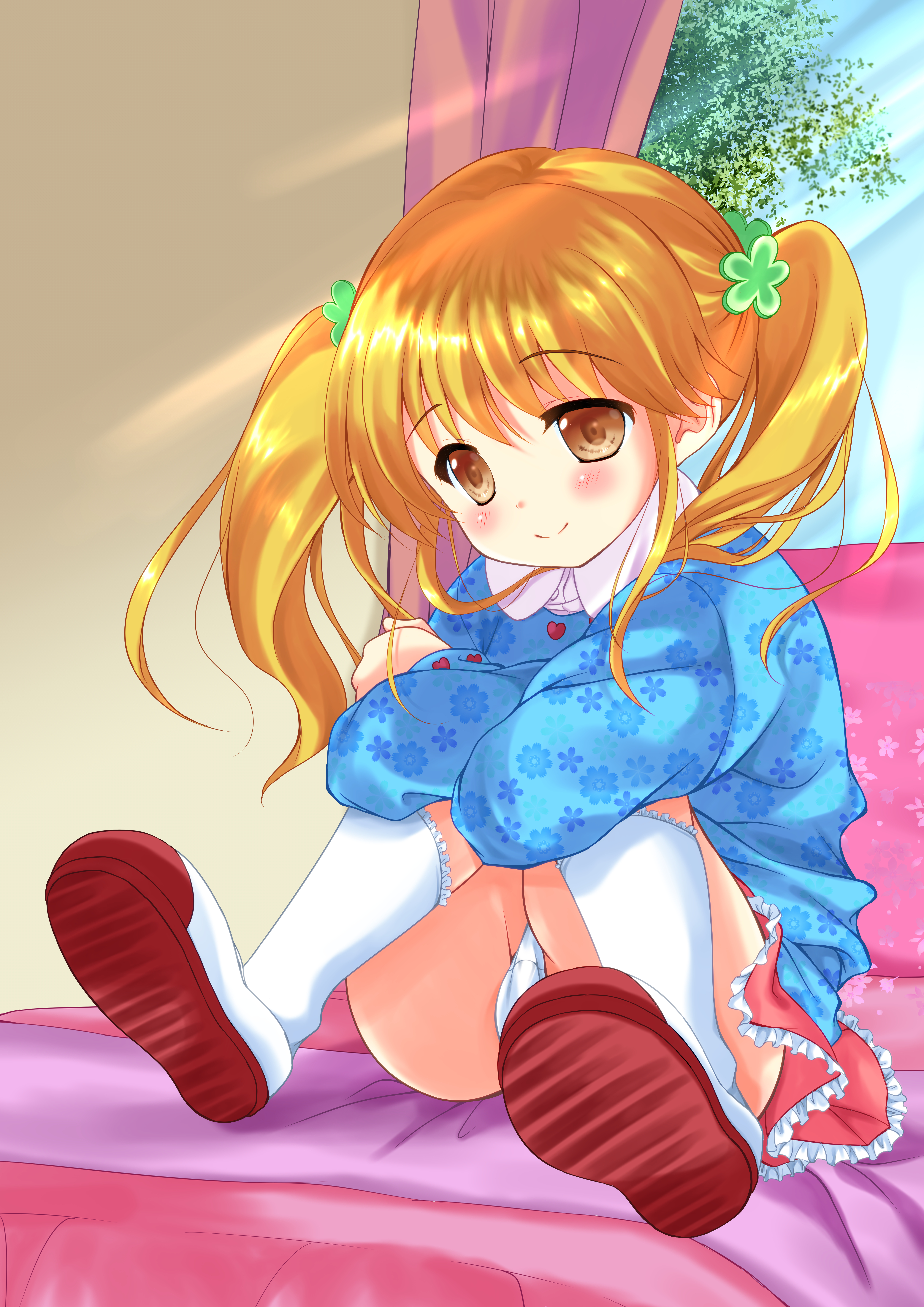 二次低学年JSロリ少女の無防備パンチラ姿を拝みたいロリ少女のしゃがみパンチラ二次エロ画像-39