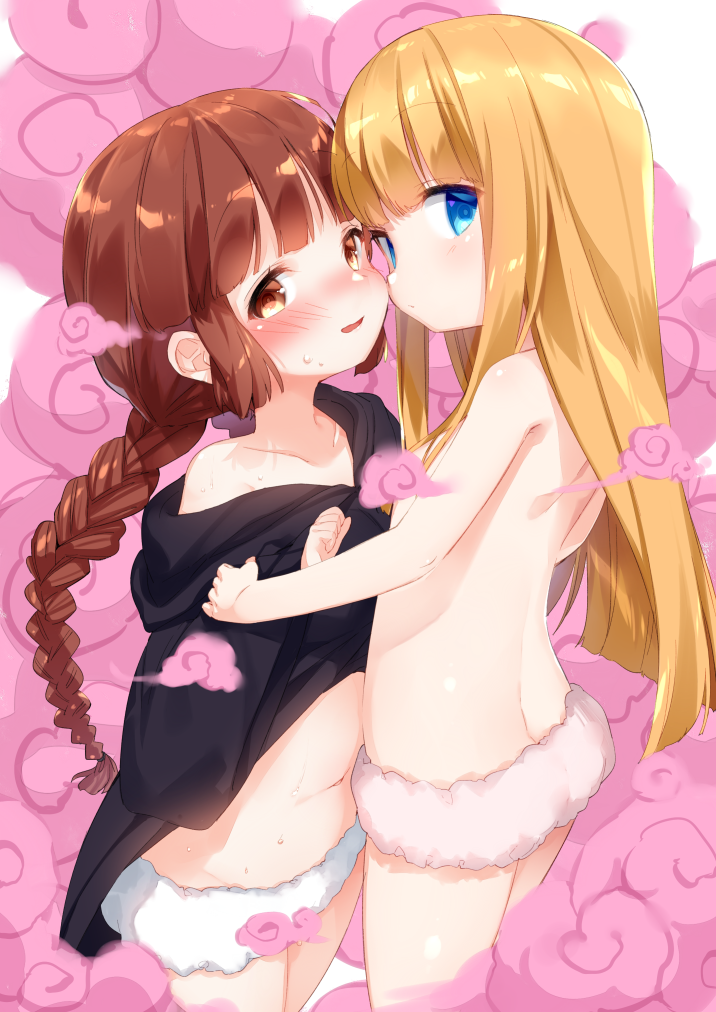 二次ロリ少女の中学年ぐらいまで穿きそうな布地の多い女児ショーツのおパンツ姿二次エロ画像-32