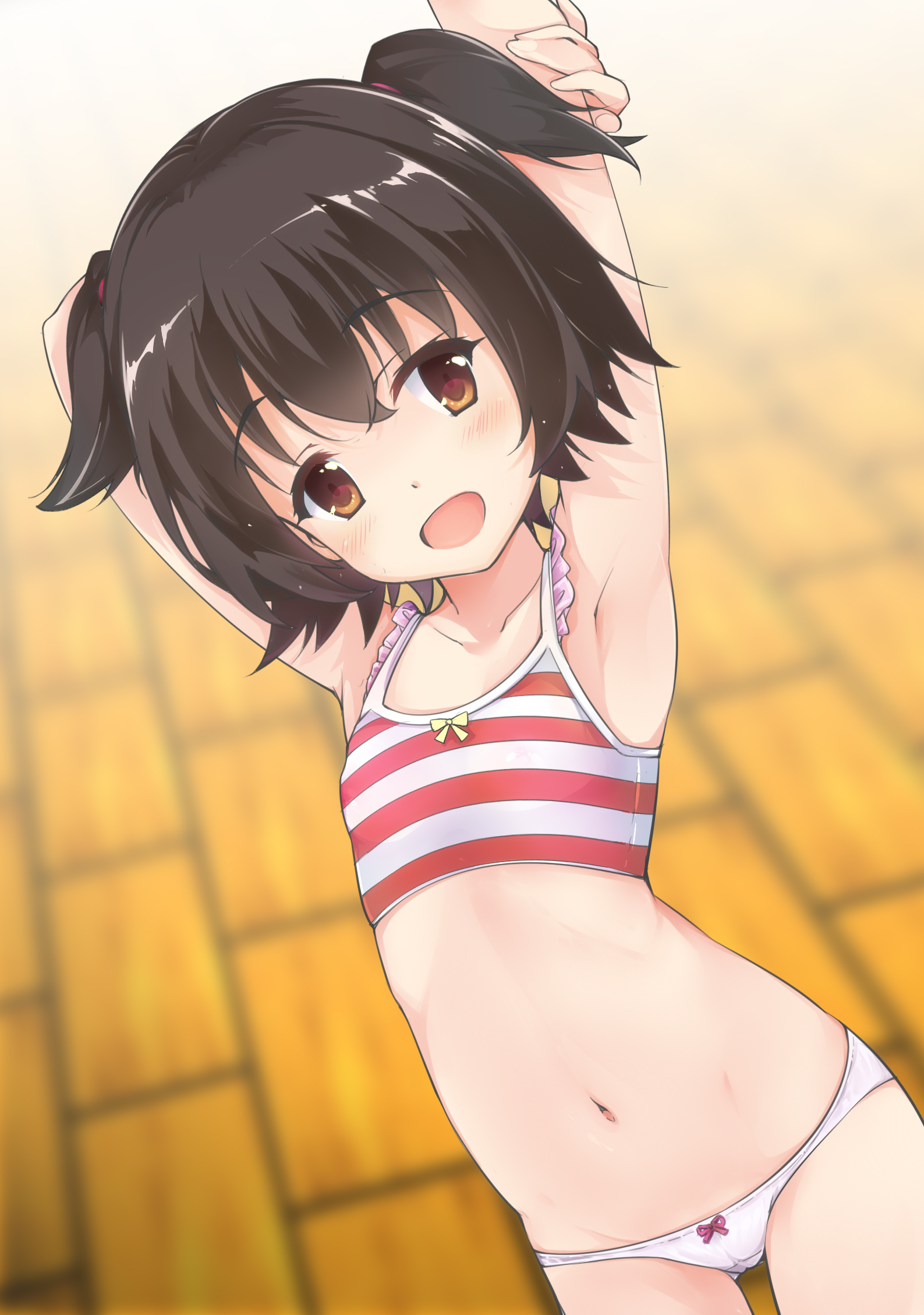 二次ロリ少女の可愛いおパンツをどうしたら合法的に手に入れられるか考えたいロリパンツ二次エロ画像-1