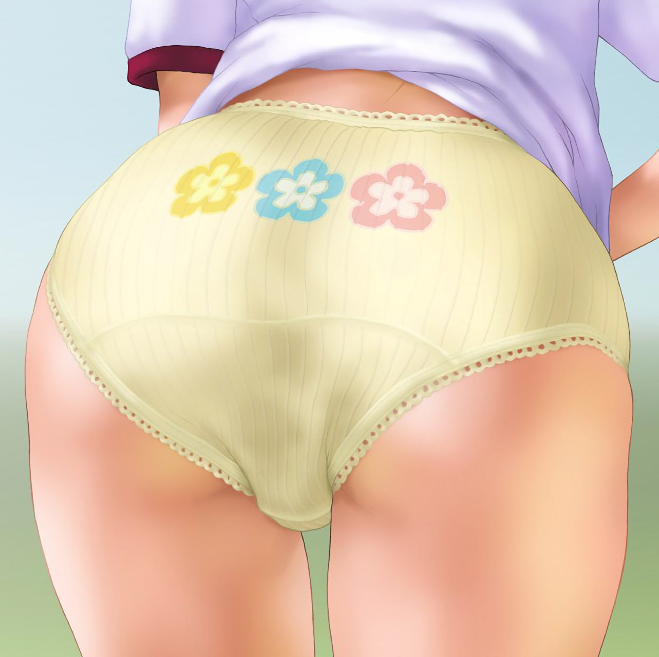 二次ロリ少女の暑い季節にはベビーパウダーが必要そうな女児ショーツの可愛い二次エロ画像-7