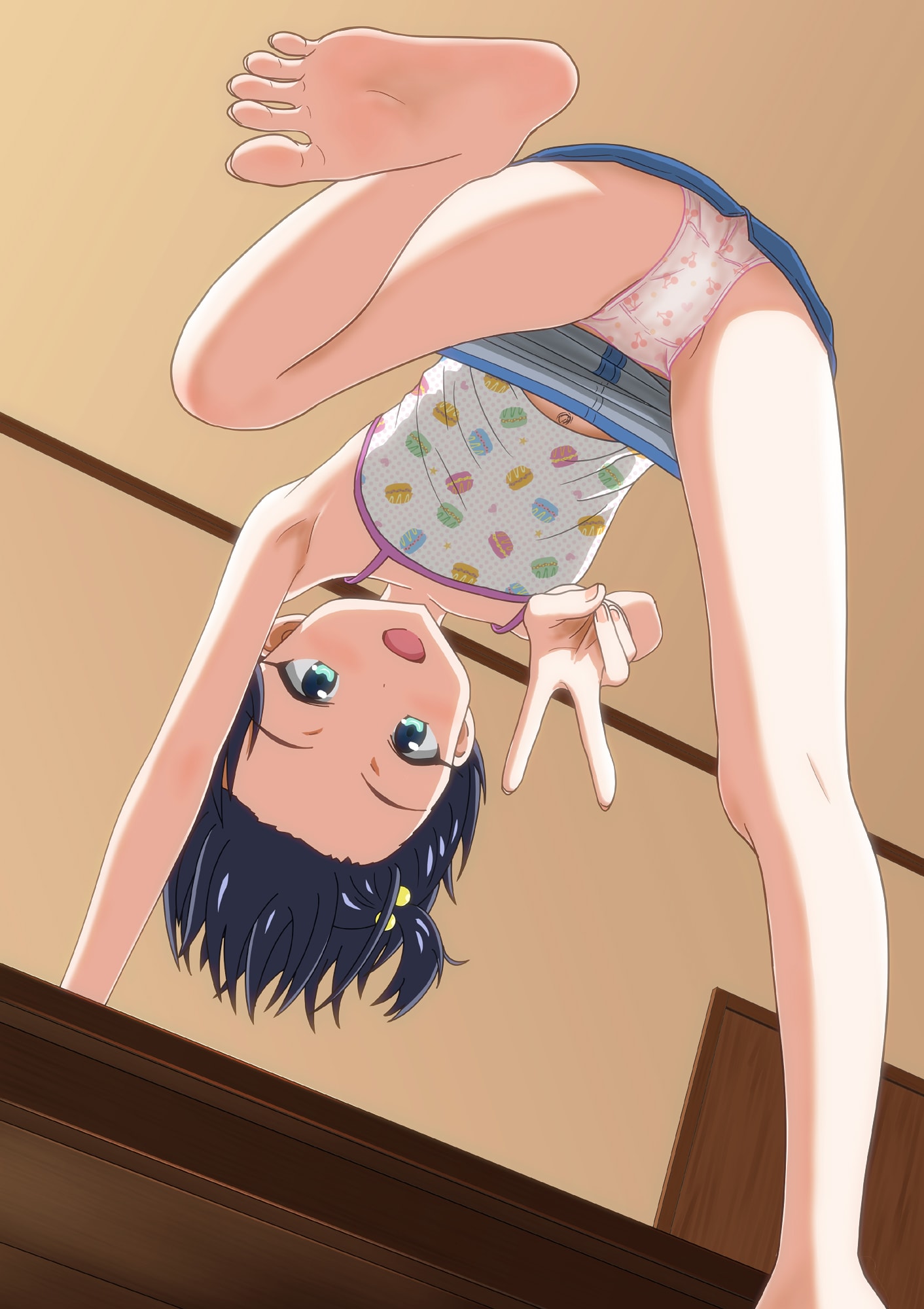 二次ロリ少女の暑い季節にはベビーパウダーが必要そうな女児ショーツの可愛い二次エロ画像-20