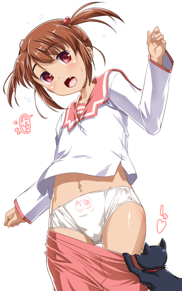二次ロリ少女の暑い季節にはベビーパウダーが必要そうな女児ショーツの可愛い二次エロ画像-24