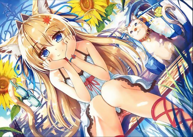 8月2日はパンツの日なのでおパンツがちょっと見えちゃってありがたいロリパンチラ二次エロ画像-24