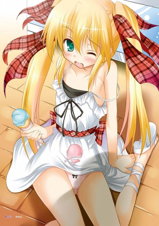 8月2日はパンツの日なのでおパンツがちょっと見えちゃってありがたいロリパンチラ二次エロ画像-25