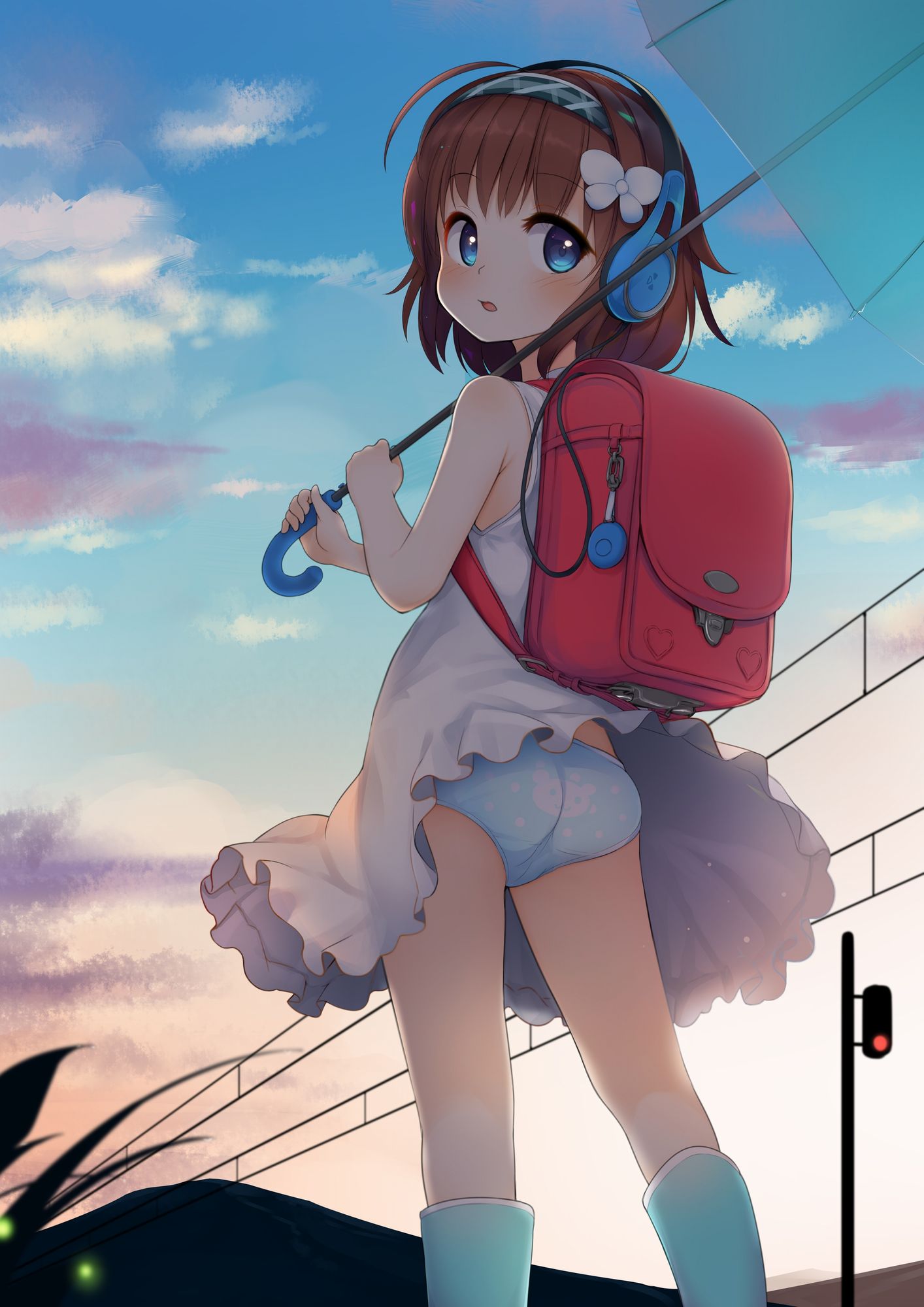 8月2日はパンツの日なのでおパンツがちょっと見えちゃってありがたいロリパンチラ二次エロ画像-36