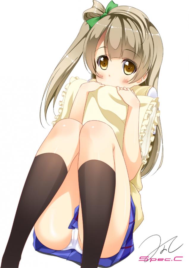 二次美少女のしゃがみパンチラ、嬉しいラッキースケベで心が浄化されるしゃがみパンチラ二次エロ画像-4