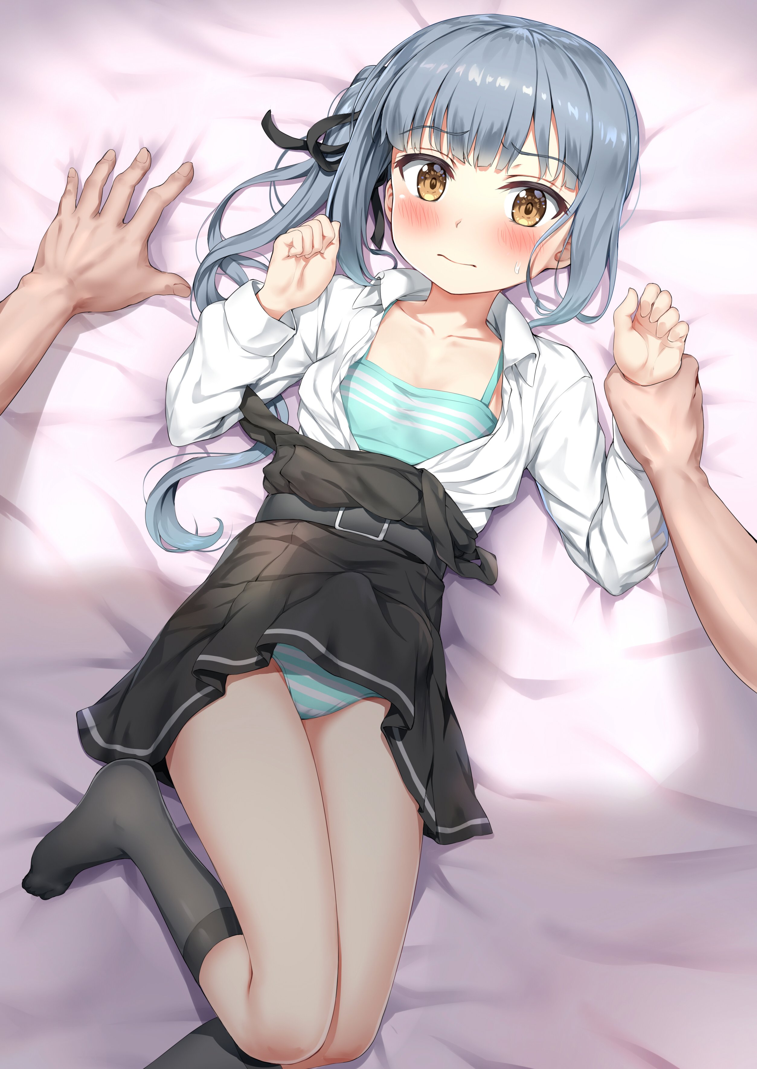 二次ロリ少女のスポーツブラ、育ちかけロリ向けの子供向けスポブラタイプジュニアブラ二次エロ画像-18