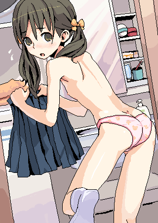 二次ロリ少女の可愛い下着、おパンツを見て疲れを癒したいロリパンツ二次エロ画像-2