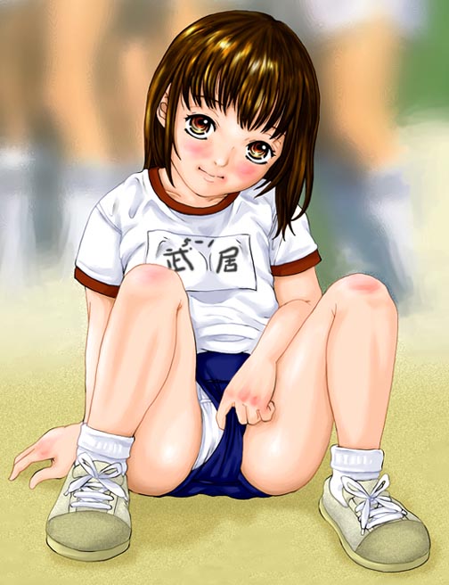 二次ロリ少女の可愛い下着、おパンツを見て疲れを癒したいロリパンツ二次エロ画像-3