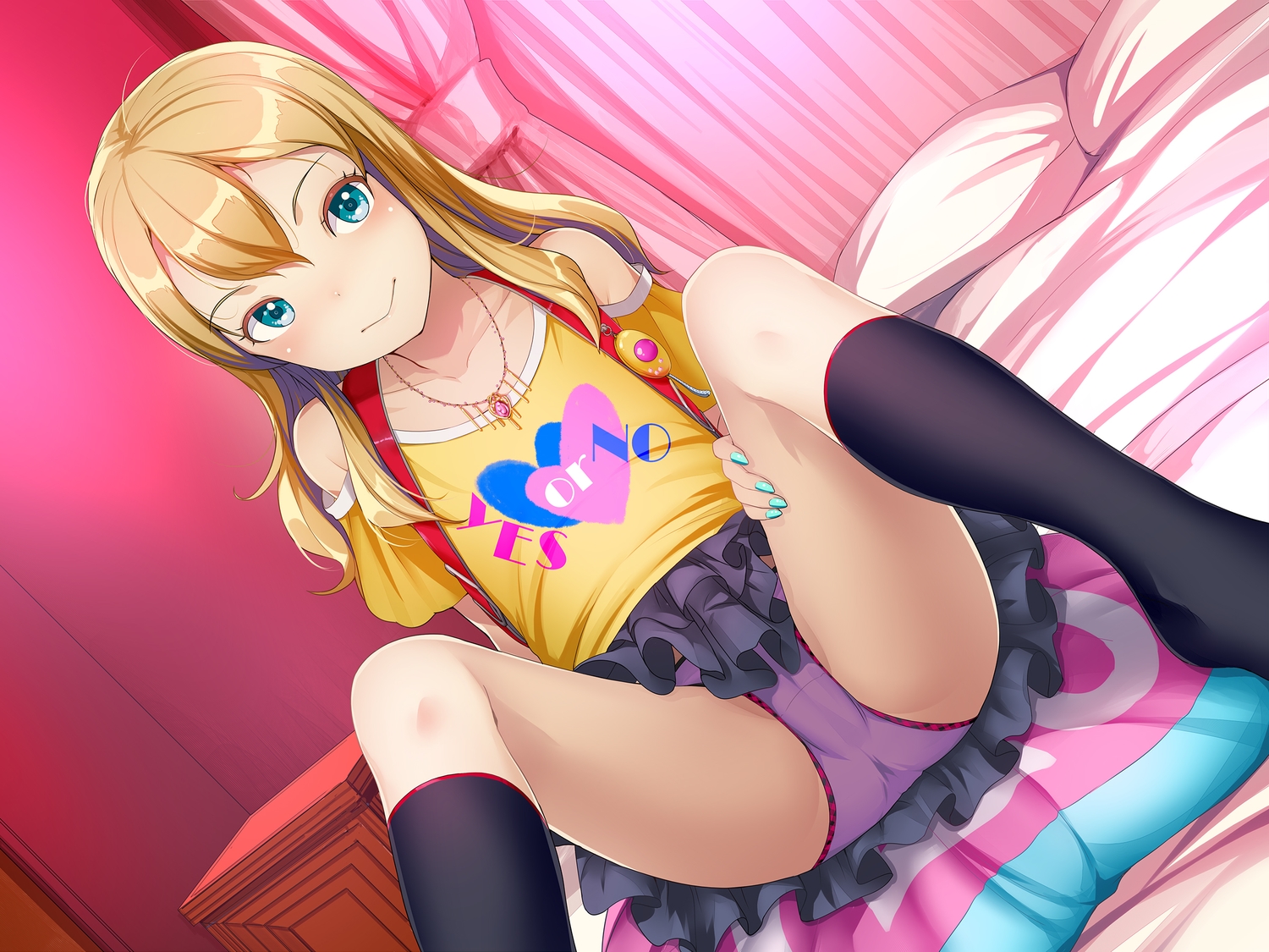 二次ロリ少女の可愛い下着、おパンツを見て疲れを癒したいロリパンツ二次エロ画像-30