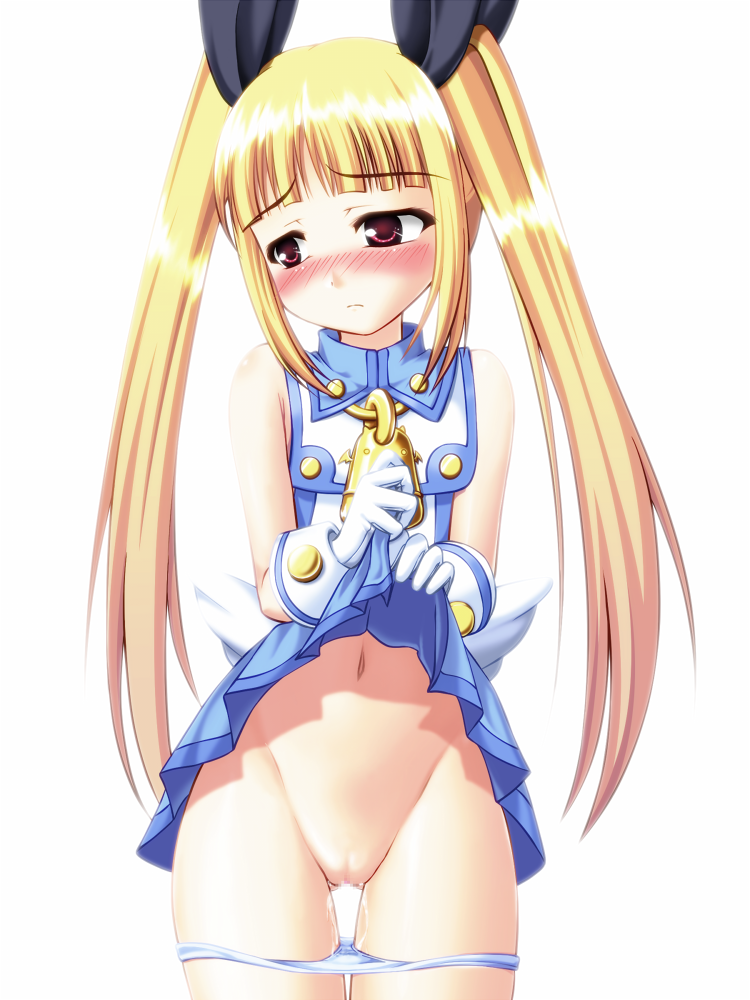 二次ロリ少女がおパンツ脱ぎかけてつるつるロリマンが見えちゃうような興奮する瞬間の二次エロ画像-20