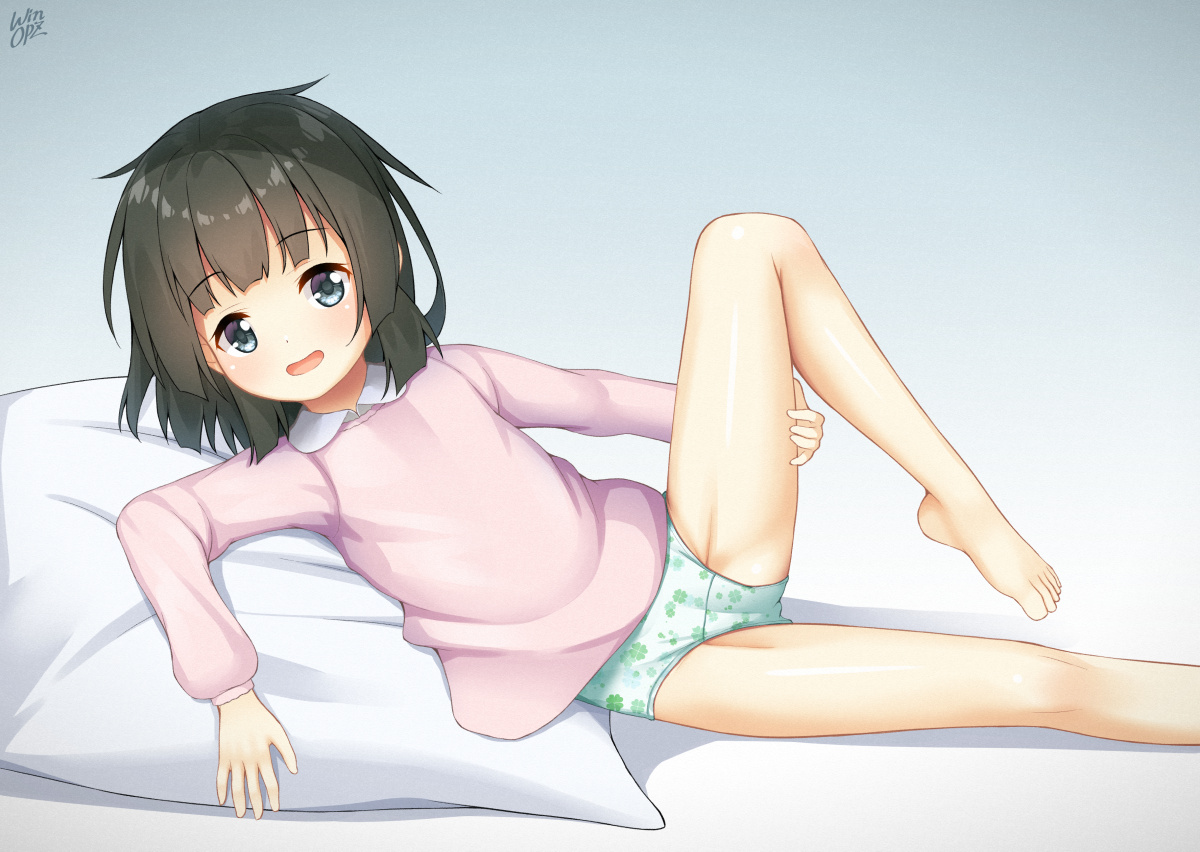 二次ロリ少女の穿いてる可愛いおパンツという心の癒しを感じるロリパンツ二次エロ画像-22