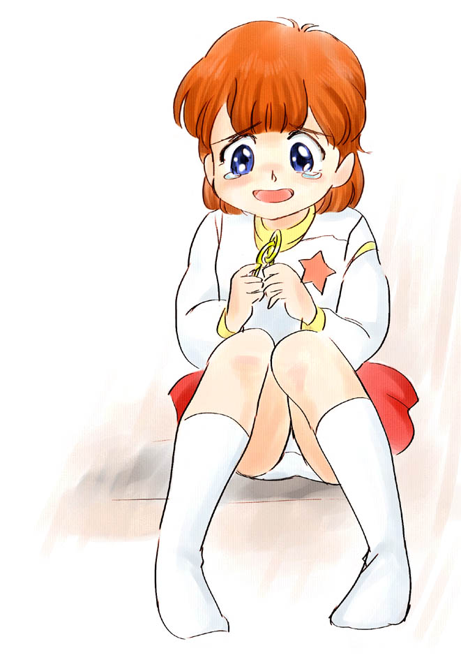 二次ロリ少女のしゃがみパンチラ、座りパンチラの無防備でかわいい姿で元気をもらうロリパンチラ二次エロ画像-7