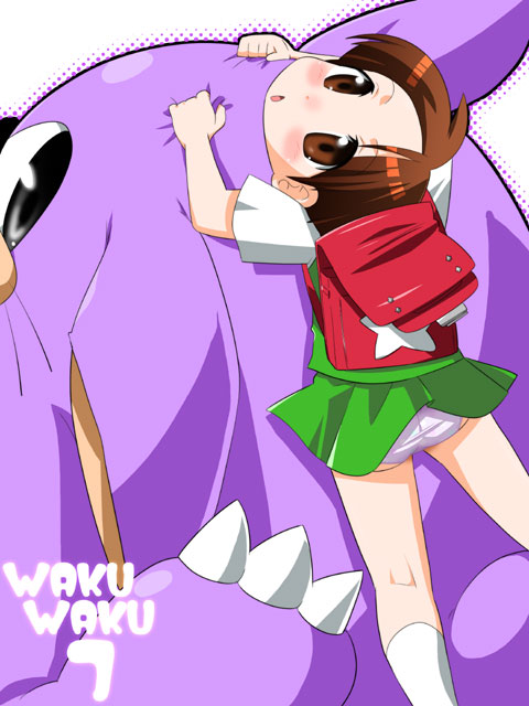 二次ロリ少女の下着、おパンツ見えてるロリパンツ二次エロ画像-7