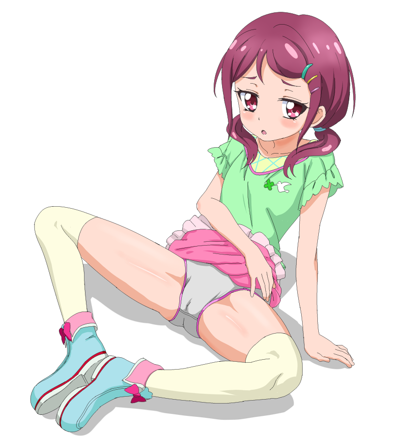 二次ロリ少女の下着、おパンツ見えてるロリパンツ二次エロ画像-25