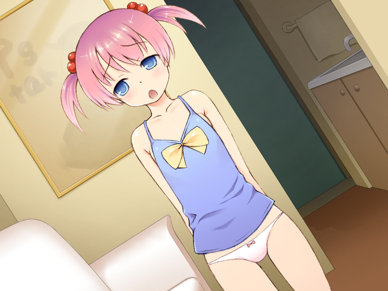 二次ロリ少女の下着、おパンツ見えてるロリパンツ二次エロ画像-38