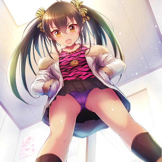 二次ロリ少女の下着、おパンツ見えてるロリパンツ二次エロ画像-41