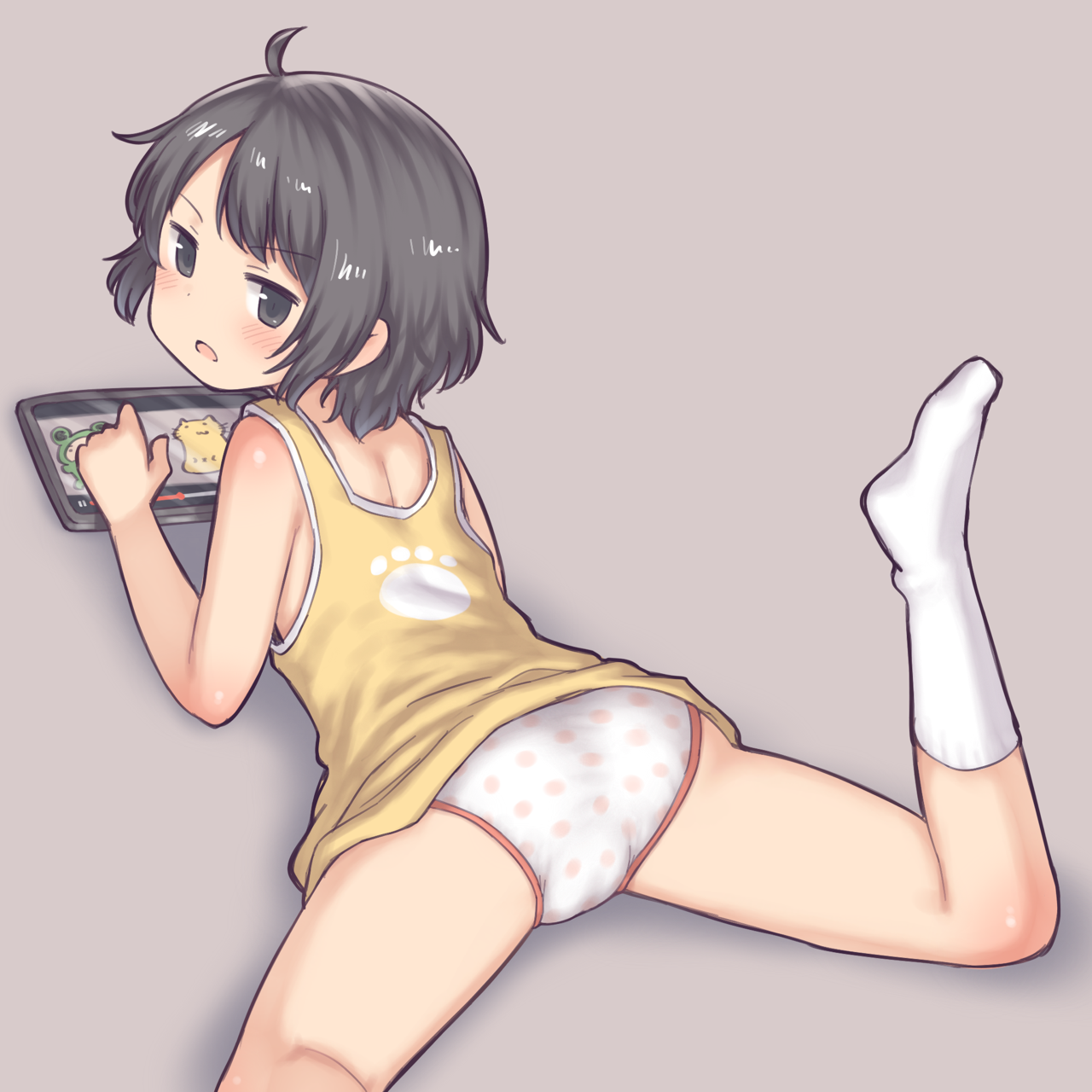 二次ロリ少女の下着、おパンツ見えてるロリパンツ二次エロ画像-46