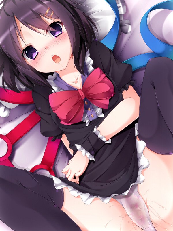 二次ロリ少女がおパンツをエッチなおつゆで染みさせちゃってる愛液染みパンロリ二次エロ画像-3