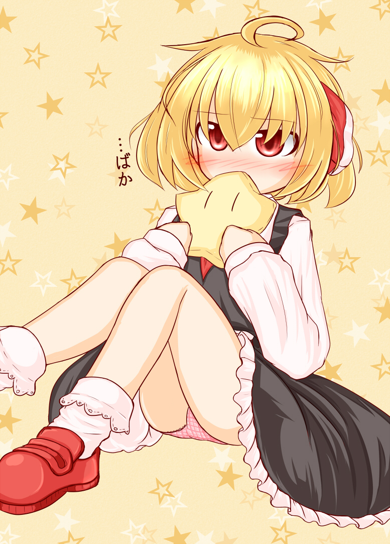 二次ロリ少女のちょっとおしゃれで色気のあるチェック柄ロリパンツ姿が可愛い二次エロ画像-22
