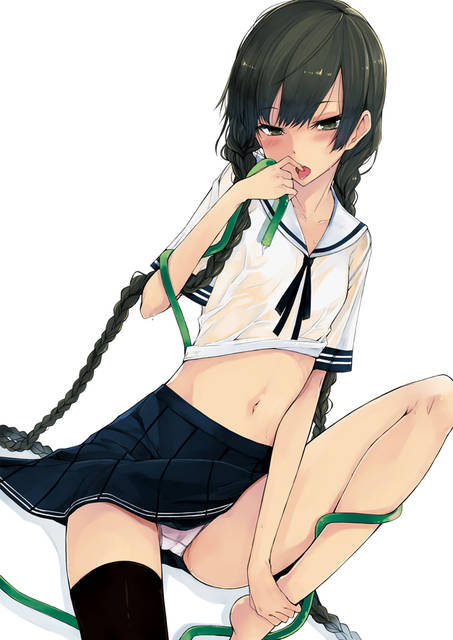 JCやJKぐらいの女の子のじっくりと眺めたいパンチラパンモロしてる二次エロ画像-5