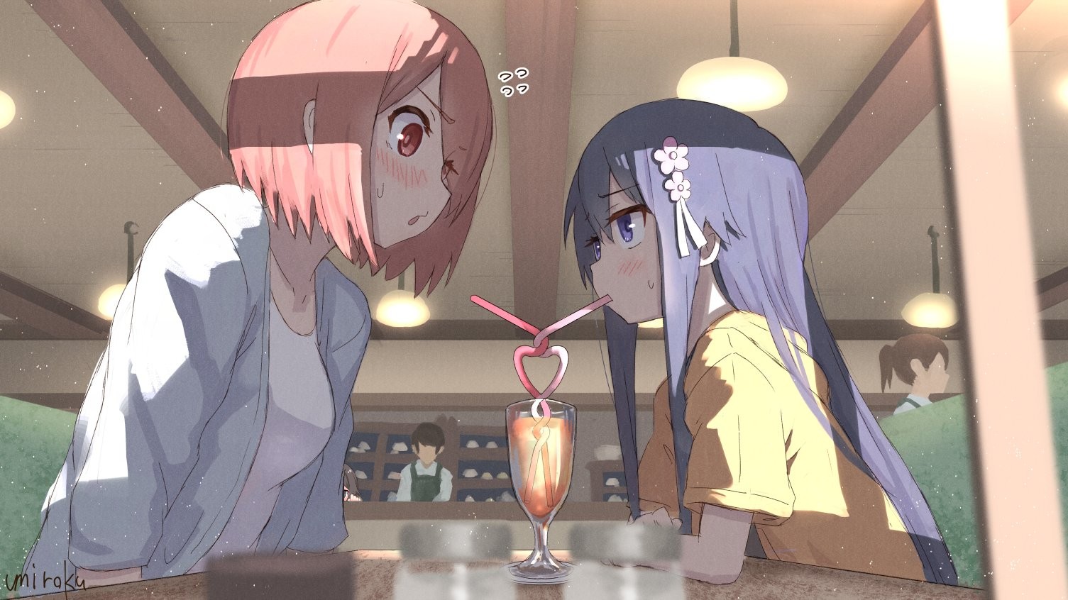 二次ロリ少女のパンツ脱ぎかけ下ろしかけ姿に心と股間が期待で興奮しちゃう二次エロ画像-24