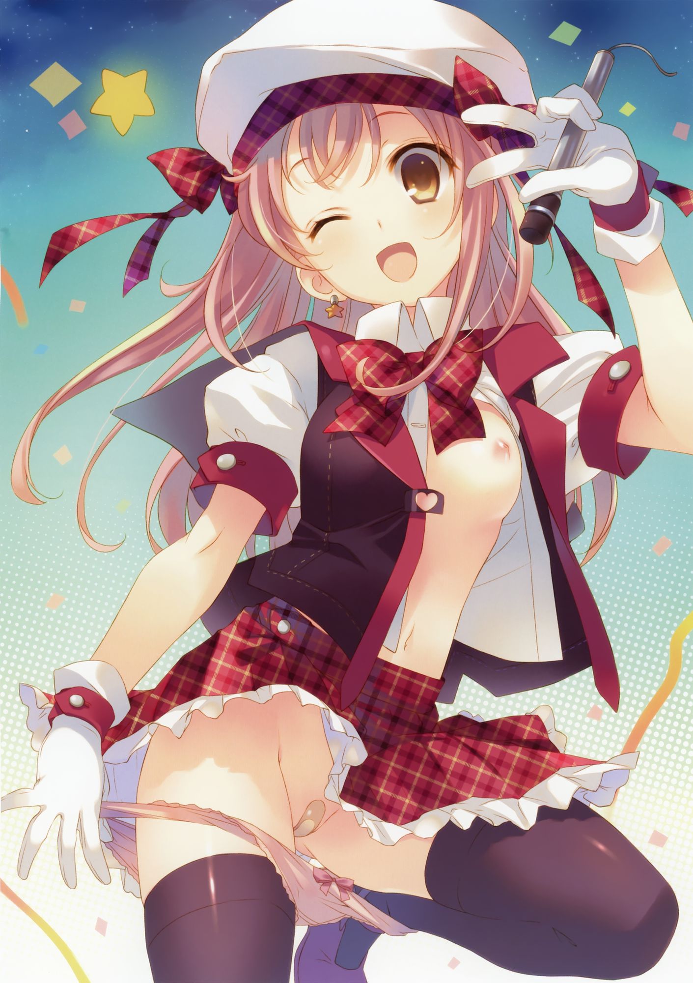 二次ロリ少女のパンツ脱ぎかけ下ろしかけ姿に心と股間が期待で興奮しちゃう二次エロ画像-32
