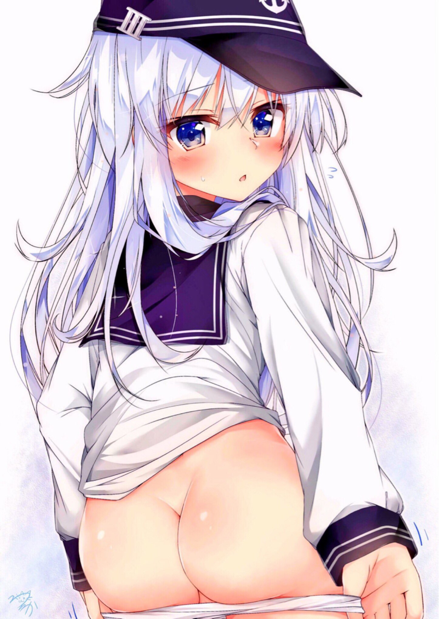 二次ロリ少女のパンツ脱ぎかけ下ろしかけ姿に心と股間が期待で興奮しちゃう二次エロ画像-34