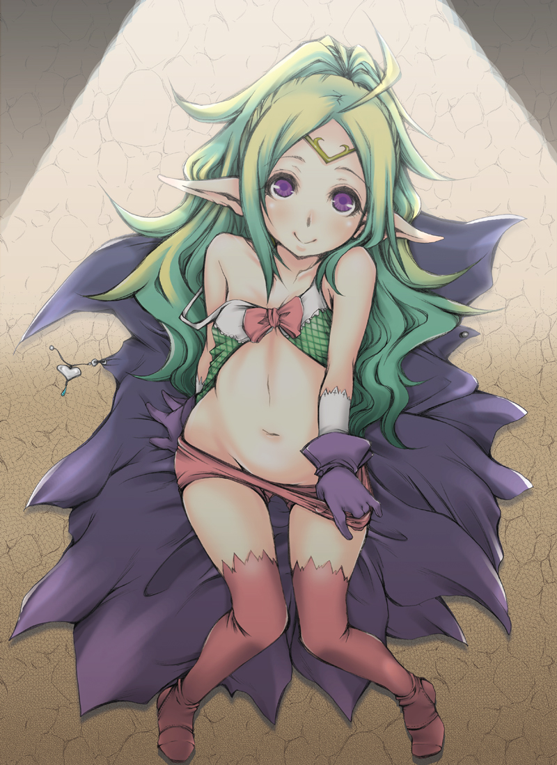 二次ロリ少女のパンツ脱ぎかけ下ろしかけ姿に心と股間が期待で興奮しちゃう二次エロ画像-43
