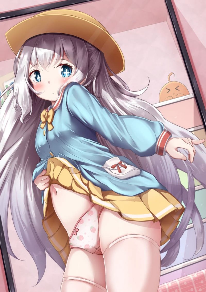 二次ロリ少女のかわいいロリパンツを眺めて来週も頑張る気持ちになるロリパンツ二次エロ画像-11