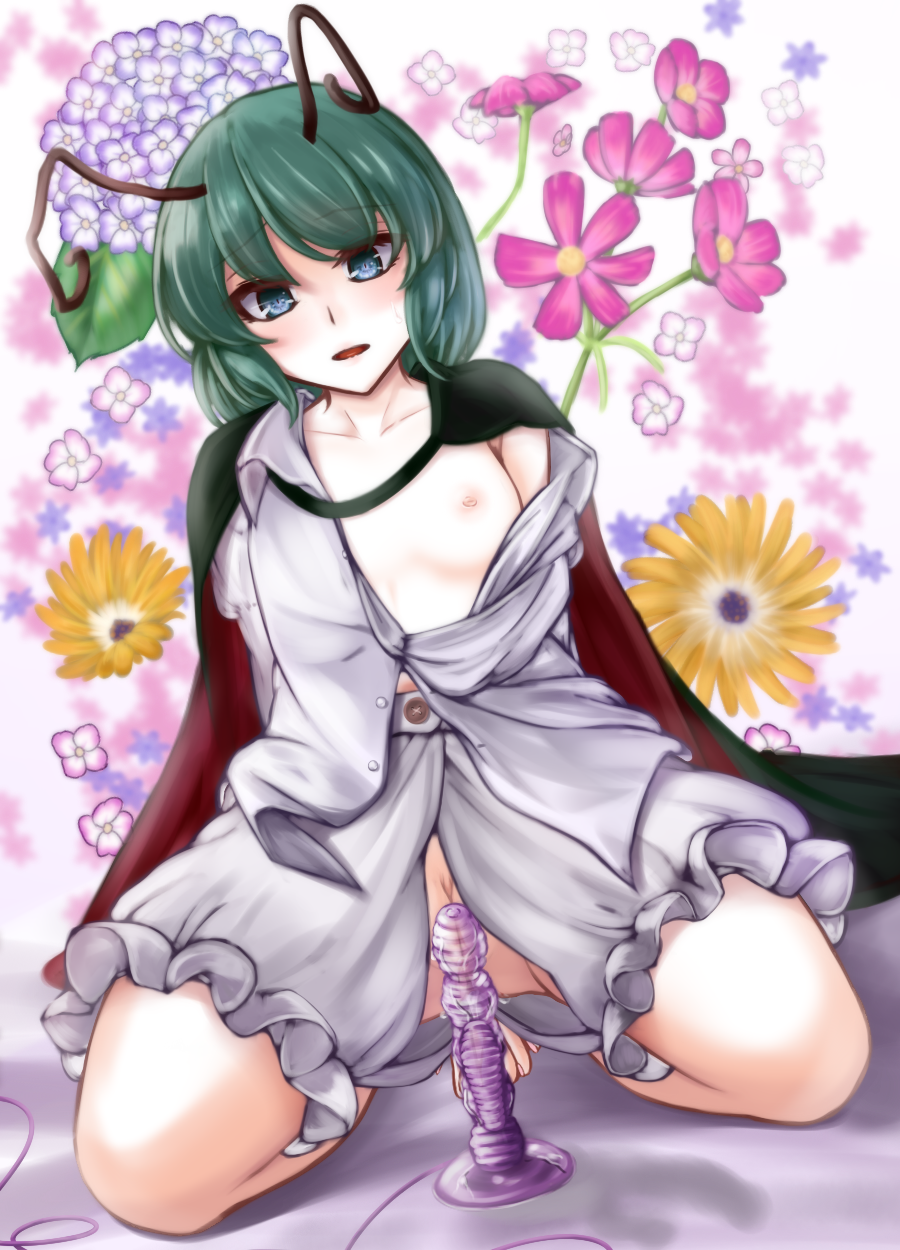二次ロリ少女がオープンクロッチ可能なタイプの昔ながらのドロワーズで脱がさず安心な二次エロ画像-16