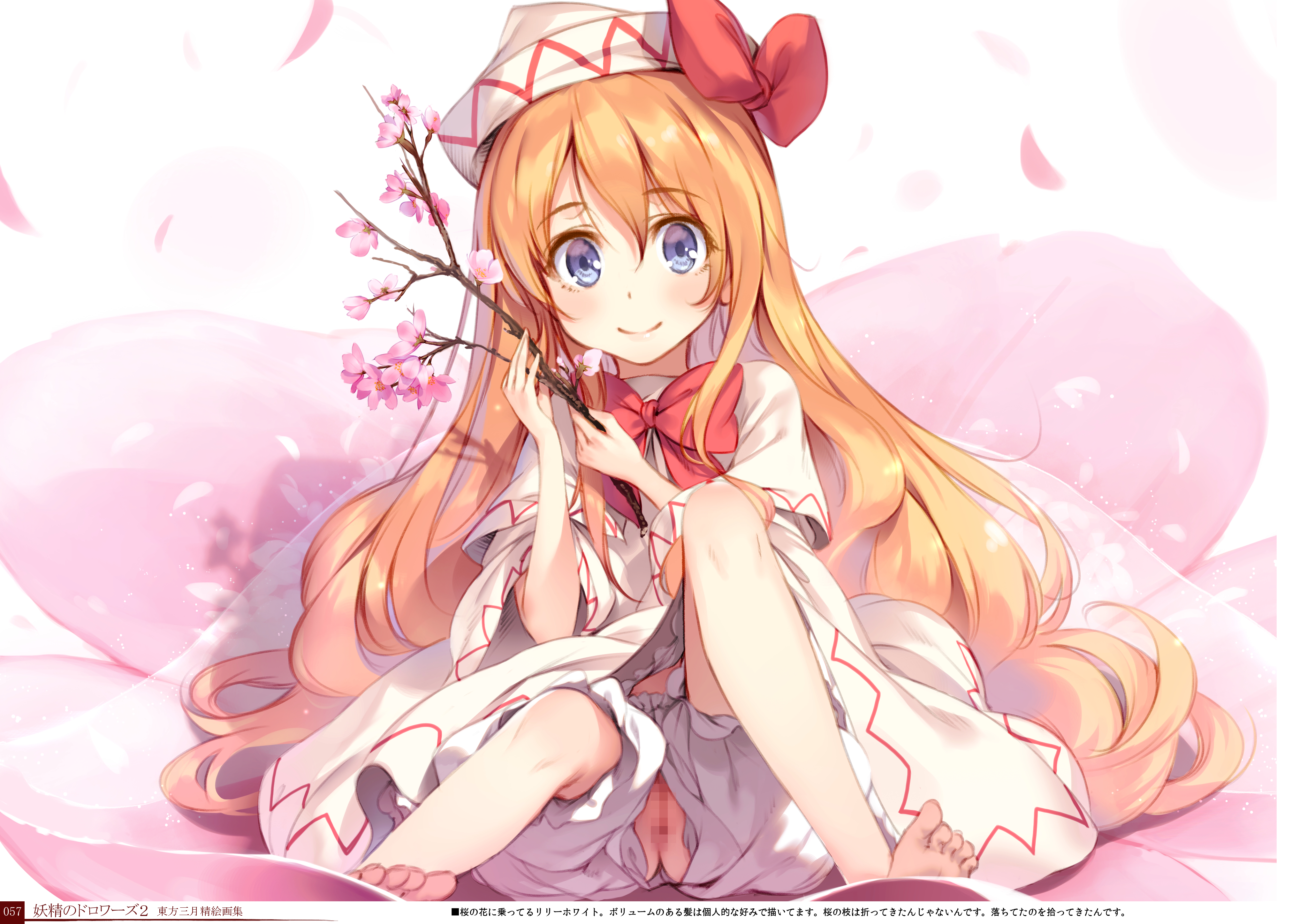 二次ロリ少女がオープンクロッチ可能なタイプの昔ながらのドロワーズで脱がさず安心な二次エロ画像-28