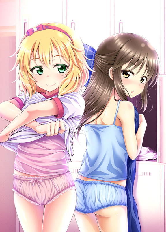 二次ロリ少女がちょっとおしゃれなフリル付きのおパンツを穿いてるロリおパンティ二次エロ画像-43