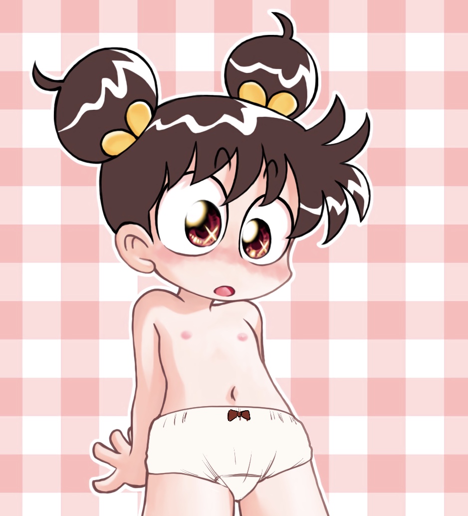 二次ロリ少女のかわいい女児ショーツやロリパンツを見て心を充実させるロリおパンツ二次エロ画像-33