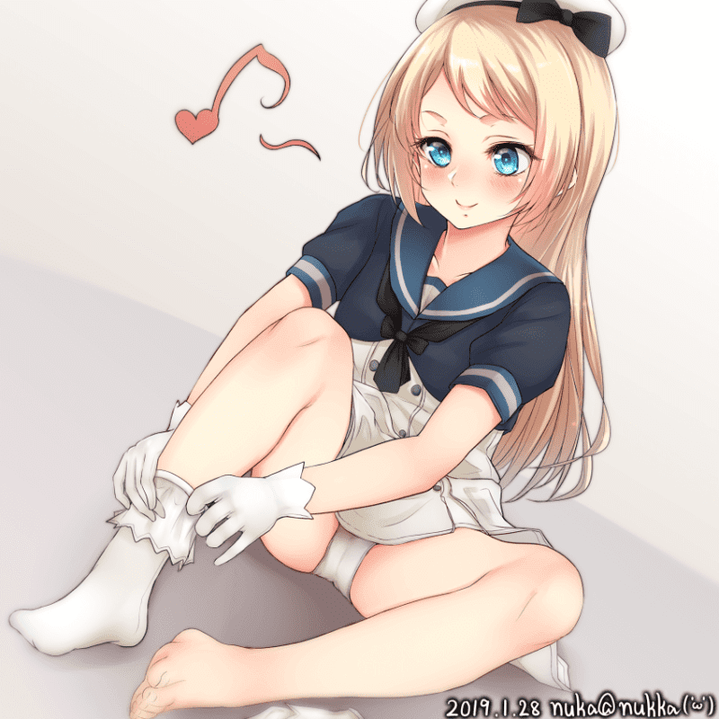 JKやJCの穿いている純白パンティーにときめく現実には少ない白パンツ女子二次エロ画像-70