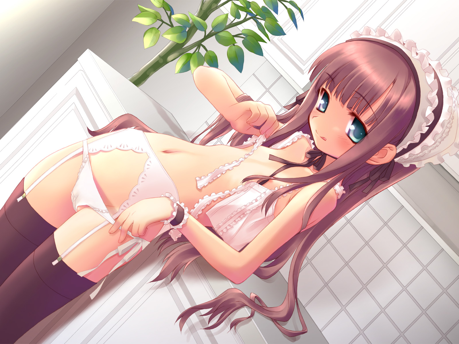二次微ロリ少女のスケベじゃないんだけど性徴に大切な下着がたまらない二次エロ画像100連発-60