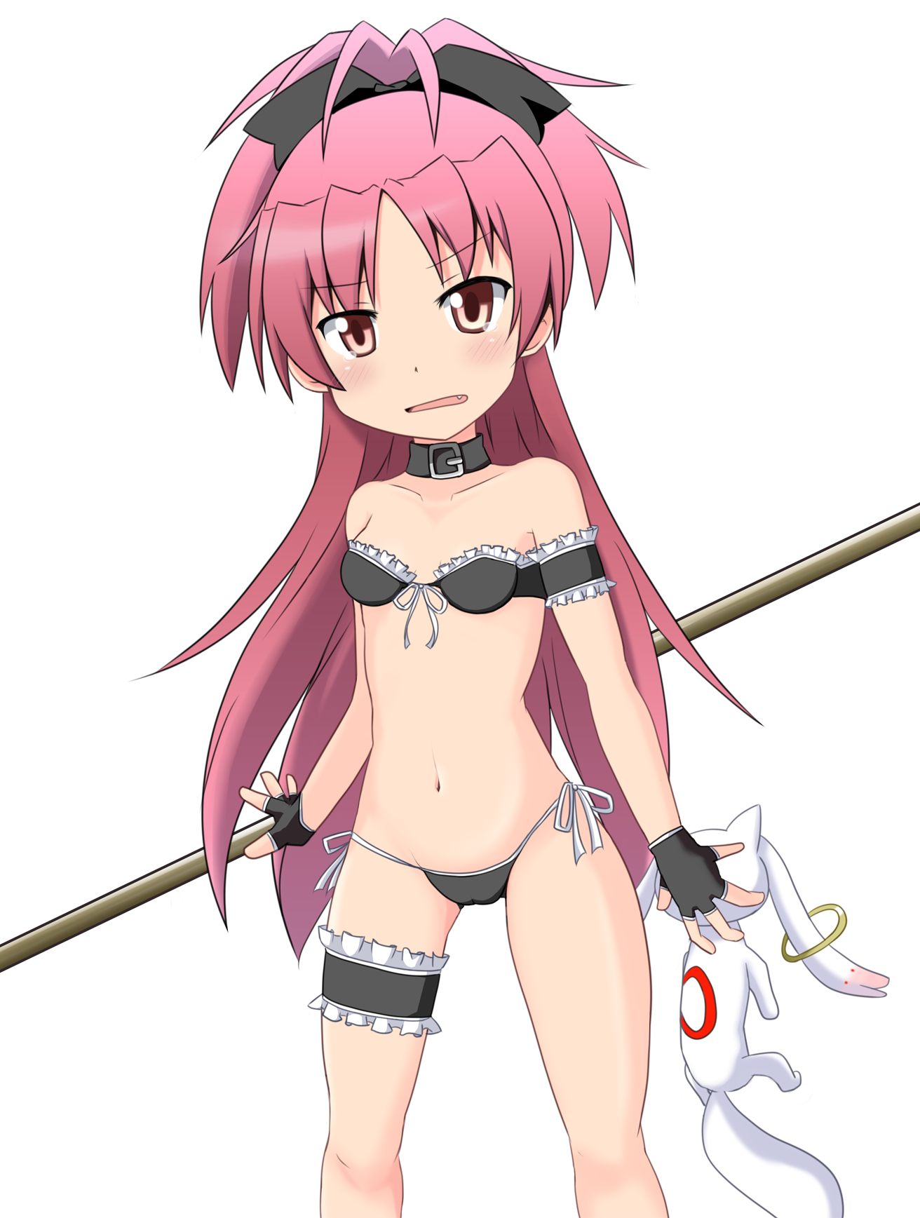 二次ロリ美乳少女のちっぱいを守るブラジャーが可愛いロリブラ下着姿の二次エロ画像-38