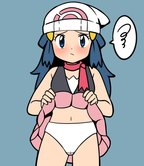 二次ロリ少女のスカートたくし上げなどでスカートの中のパンツが丸見えなロリ二次エロ画像-5