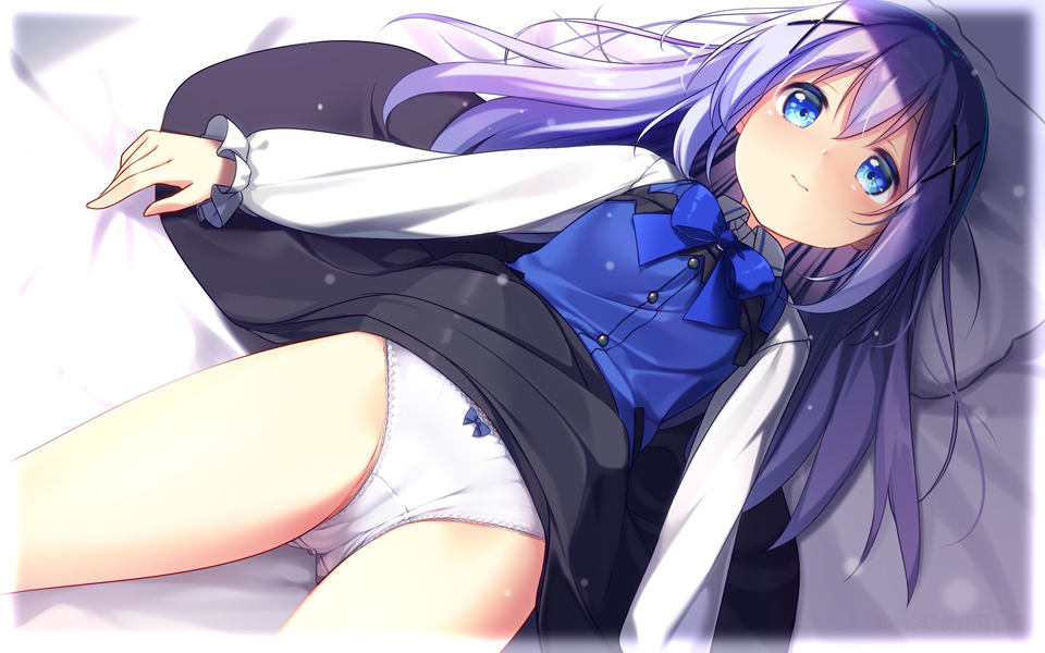 二次ロリ少女のスカートたくし上げなどでスカートの中のパンツが丸見えなロリ二次エロ画像-7