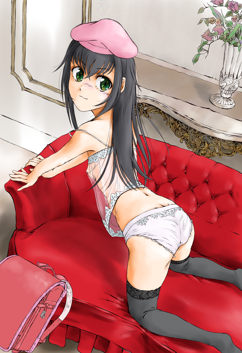 二次ロリ少女のパンツを眺めて楽しみたいロリパンツ女児ショーツの二次エロ画像-44