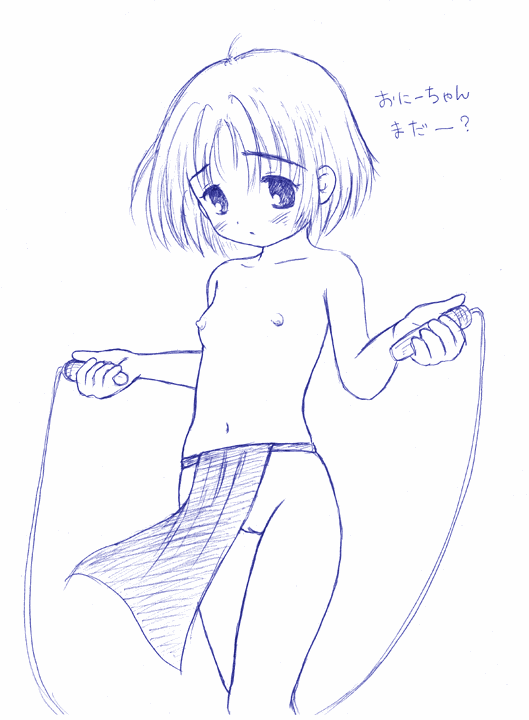 二次ロリ少女と夏まつりのふんどし姿を見れないのが寂しいのでロリ褌の二次エロ画像-2