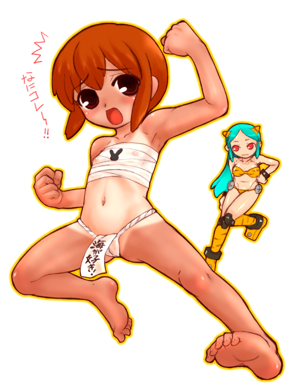 二次ロリ少女と夏まつりのふんどし姿を見れないのが寂しいのでロリ褌の二次エロ画像-35