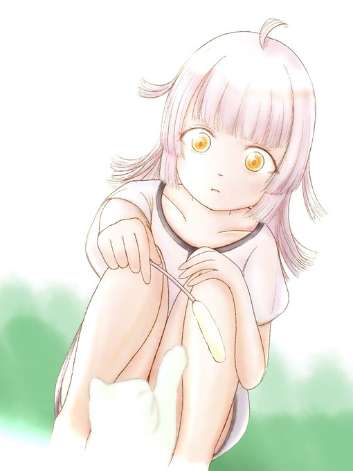 二次ロリ少女のしゃがみパンチラ、無防備なしゃがパンロリ二次エロ画像-2