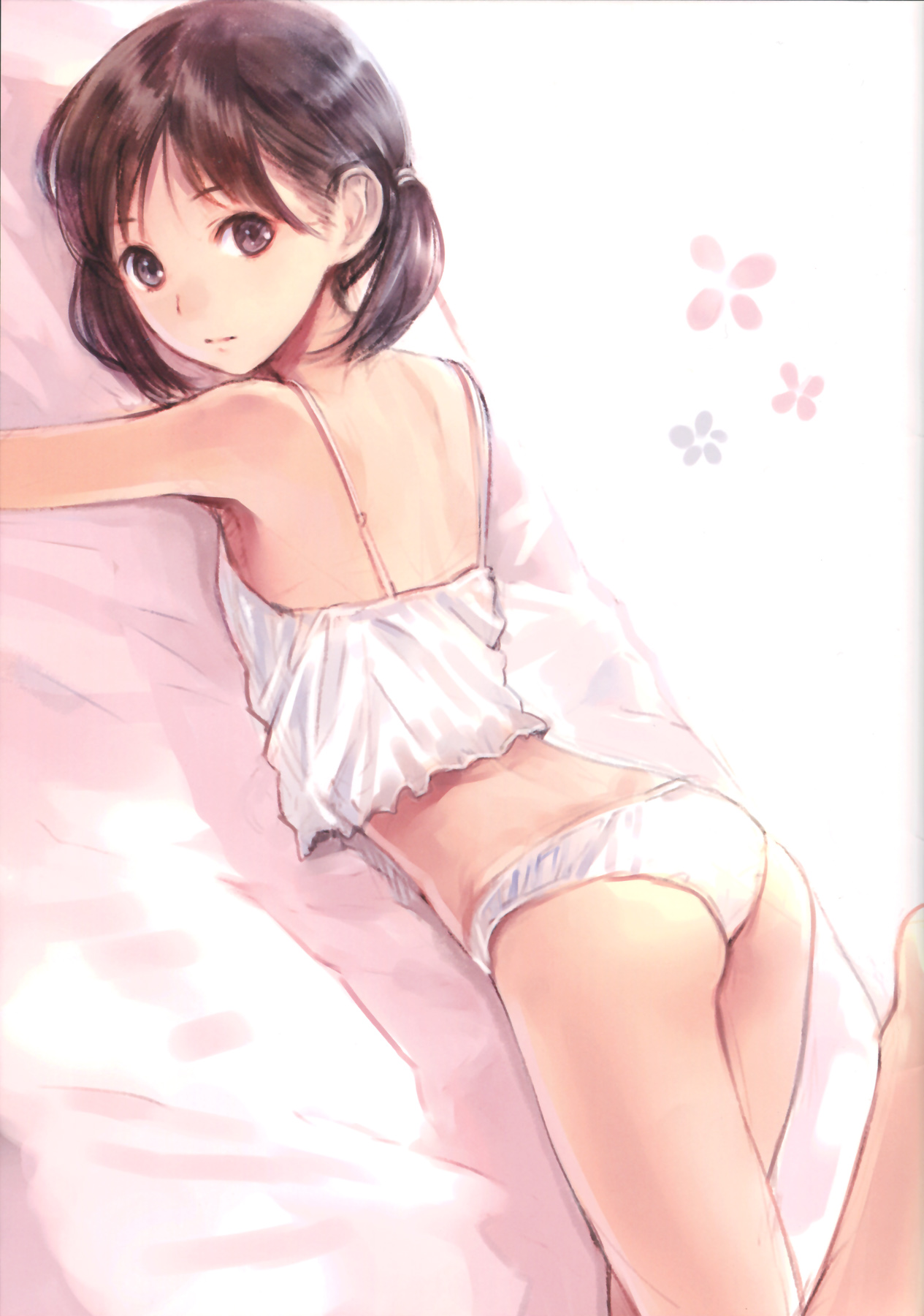 二次ロリ少女のかわいいこどもパンツの力で一週間の疲れを吹き飛ばすこどもパンツロリ二次エロ画像-62