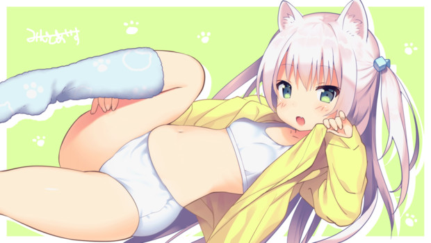 二次ロリ少女の絶滅危惧なシンプル白系女児ショーツをたくさん楽しむためのロリパンこどパン女児ショーツ二次エロ画像-49