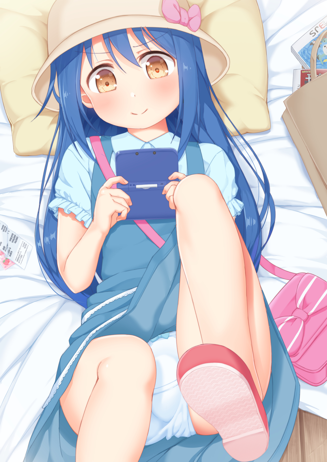 二次ロリ少女の絶滅危惧なシンプル白系女児ショーツをたくさん楽しむためのロリパンこどパン女児ショーツ二次エロ画像-271