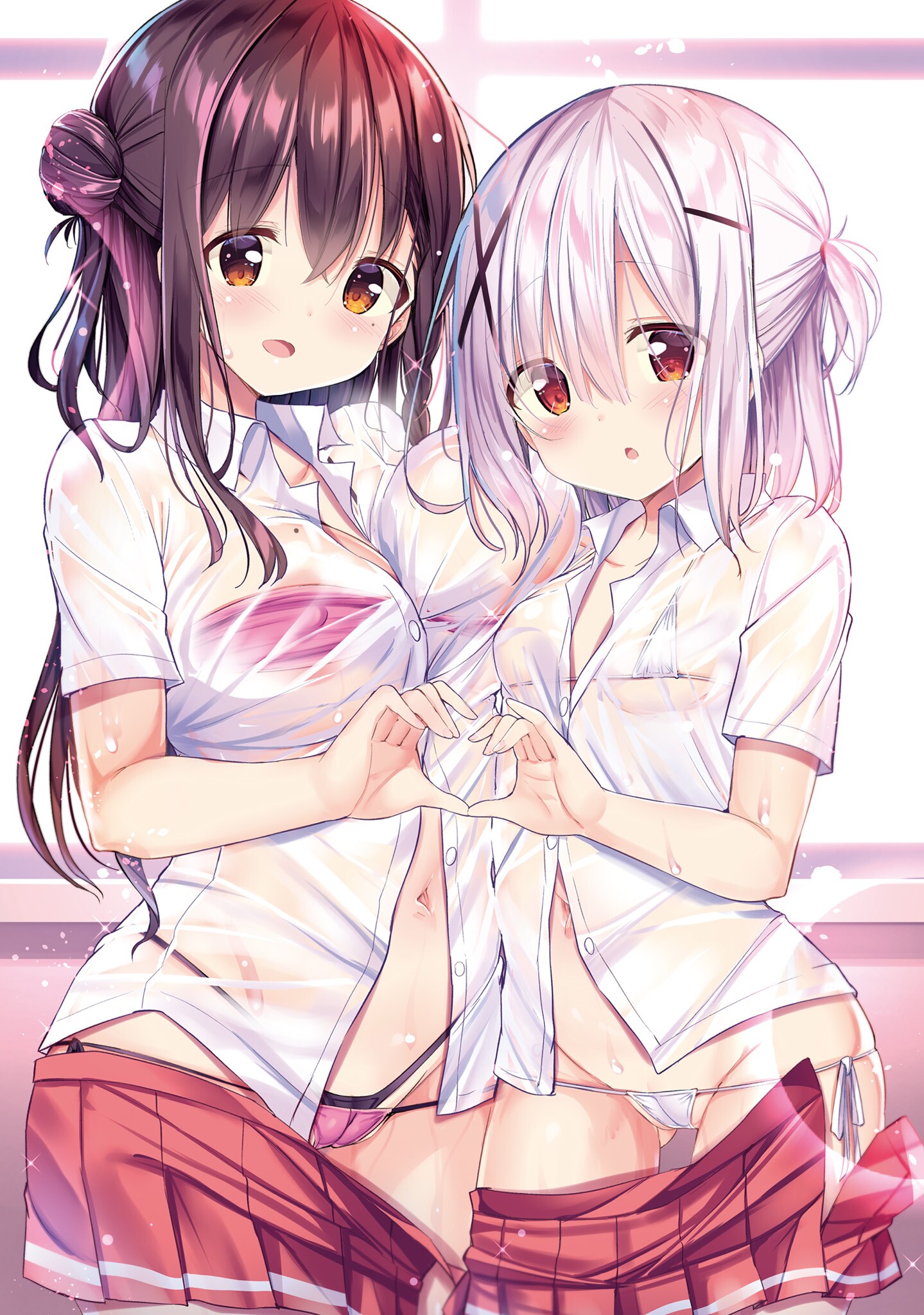 二次ロリ少女のするりと脱がしやすそうな紐パンティー、紐パン姿の二次エロ画像-10
