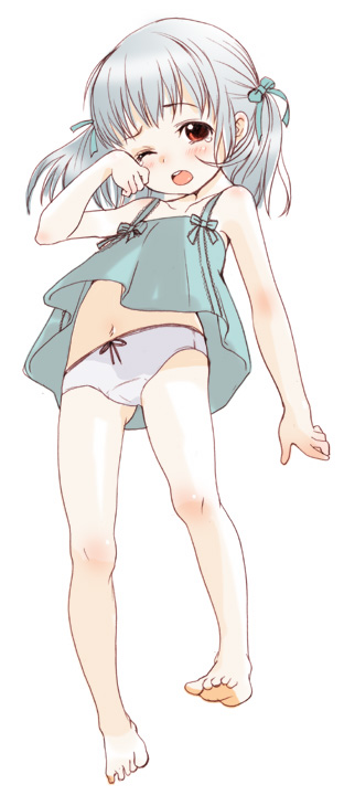 二次ロリ少女のおパンツ姿をじっくり楽しんで週末を過ごしたいロリパンツ二次エロ画像-3