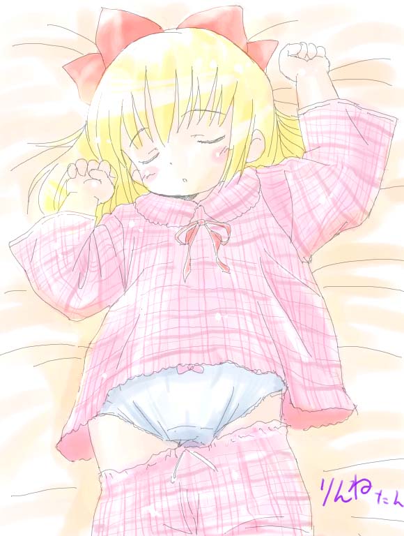 二次ロリ少女のおパンツ姿をじっくり楽しんで週末を過ごしたいロリパンツ二次エロ画像-5