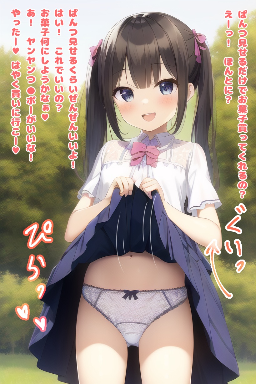二次ロリ少女のおパンツ姿をじっくり楽しんで週末を過ごしたいロリパンツ二次エロ画像-27